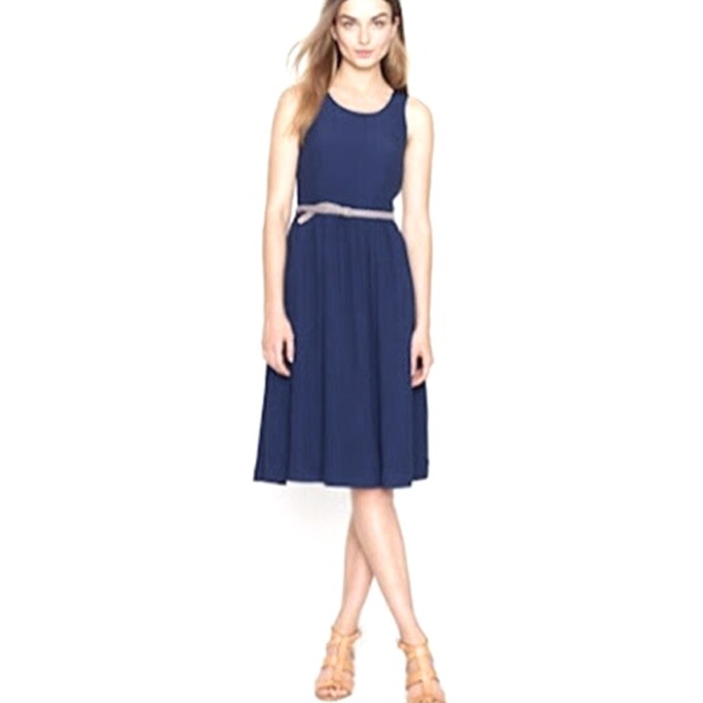 J. Crew. Hilary Dress. Blue. Size 00.